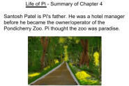 Life of Pi - Summary of Chapter 4