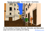 Romeo and Juliet Act 3, Scene 1 Summary